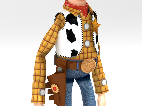 woody rigged 3d max - WOODY RIGGED by fabelar